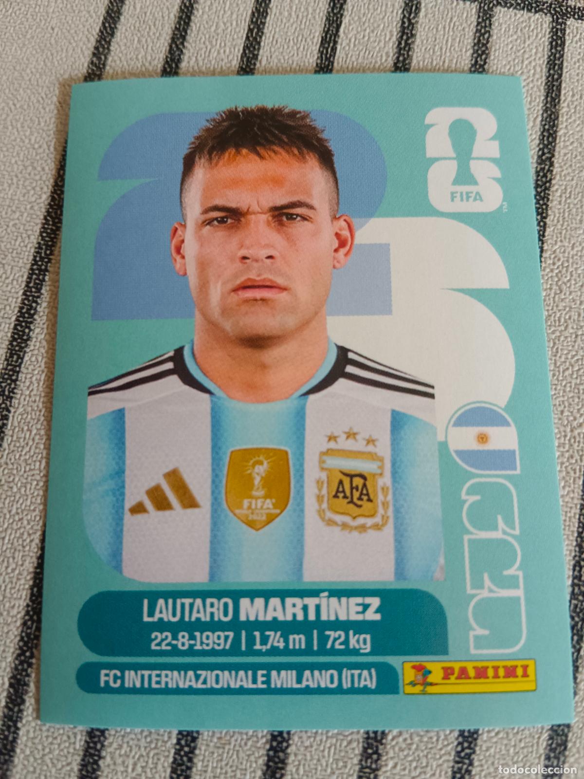 Fu&szlig;ball-Sticker: MUNDIAL 2026 ESTADOS UNIDOS USA MEXICO MEJICO CANADA ARG 18 ARG18 LAUTARO MARTINEZ ARGENTINA FIFA