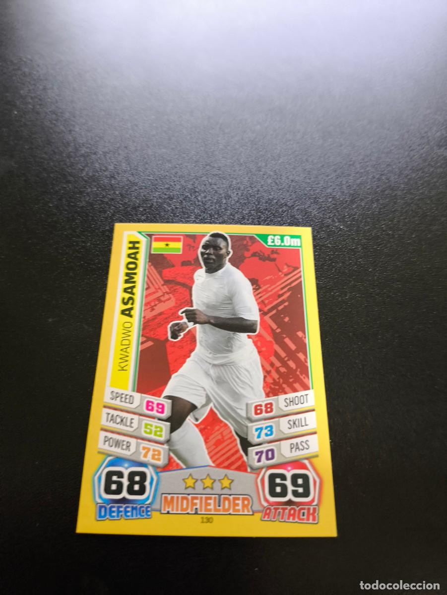 Figurine di Calcio: 130 Kwadwo Asamoah GHANA TOPPS MATCH ATTAX WORLD CUP MUNDIAL BRASIL 2014 14 N PANINI LIGA