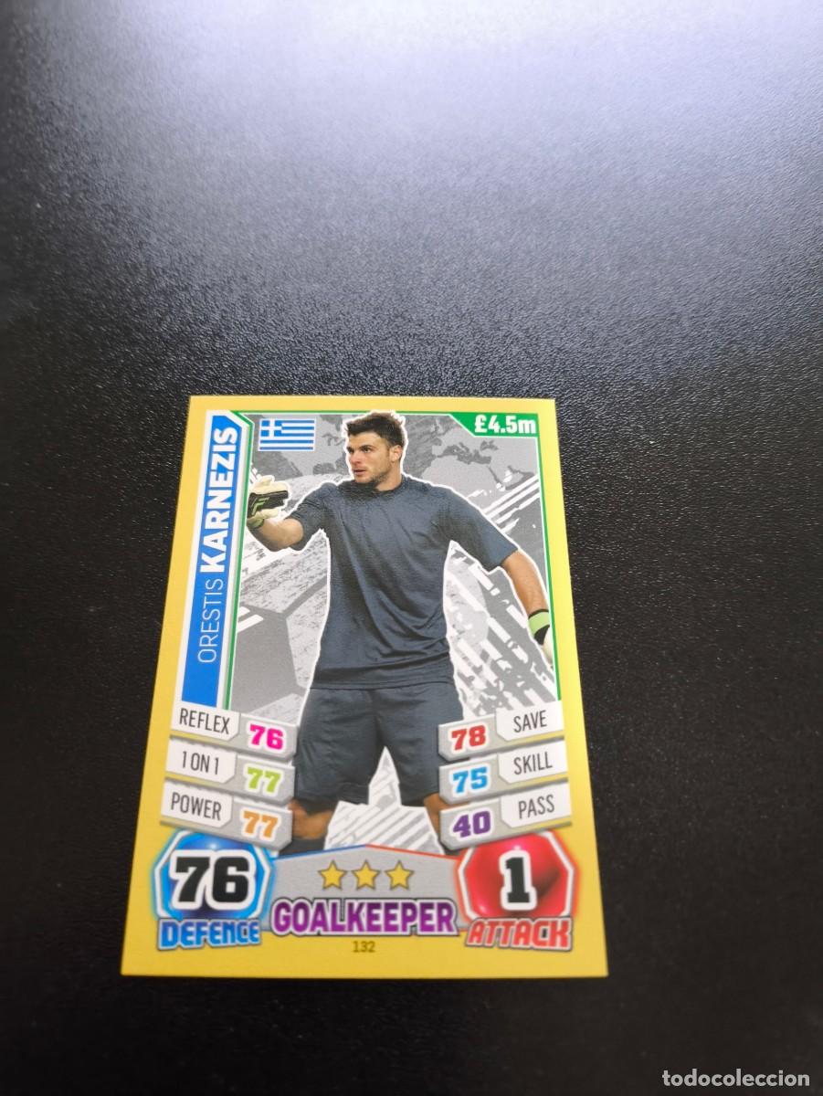 Figurine di Calcio: 132 Orestis Karnezis GRECIA GREECE TOPPS MATCH ATTAX WORLD CUP MUNDIAL BRASIL 2014 14 N PANINI LIGA