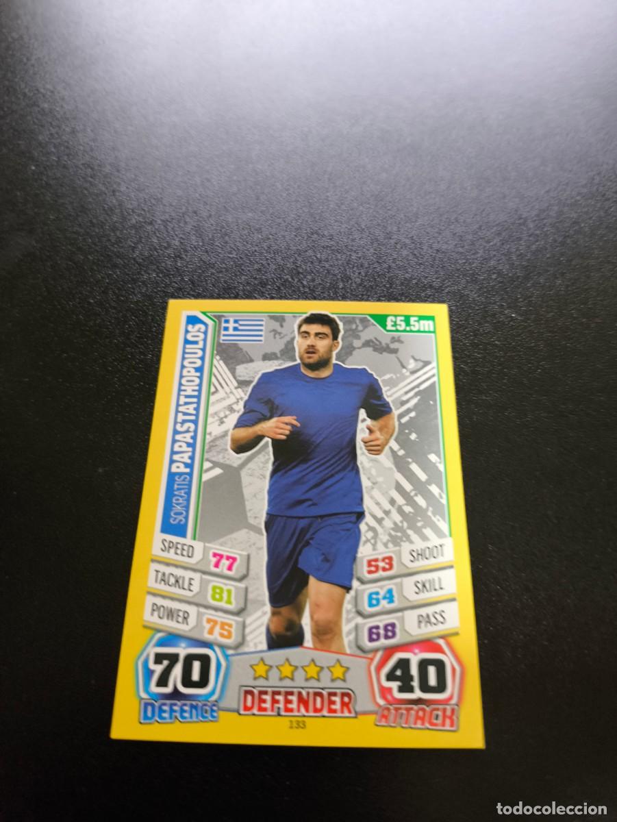 Figurine di Calcio: 133 Papastathopoulos GRECIA greece TOPPS MATCH ATTAX WORLD CUP MUNDIAL BRASIL 2014 14 N PANINI LIGA