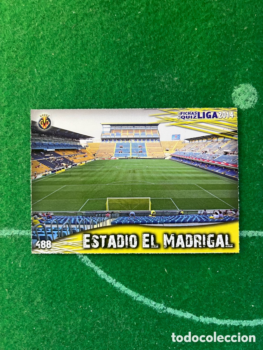 Figurine di Calcio: 488 EL MADRIGAL VILLARREAL LAS FICHAS DE LA LIGA 2013 2014 MUNDICROMO ESTADIO