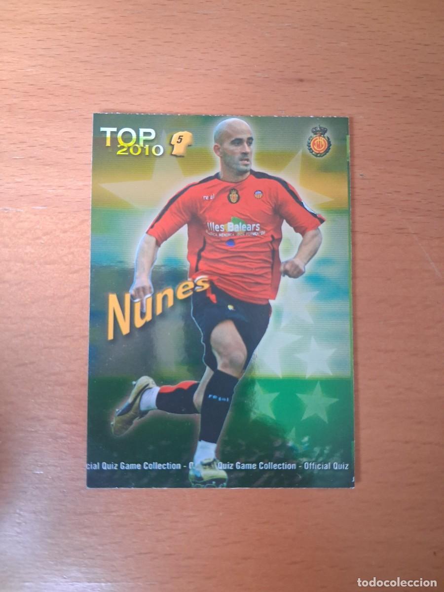 Fu&szlig;ball-Sticker: Mundicromo Official Quiz Game Collection 2009 2010 RCD Mallorca 571 Top 5 Nunes Verde