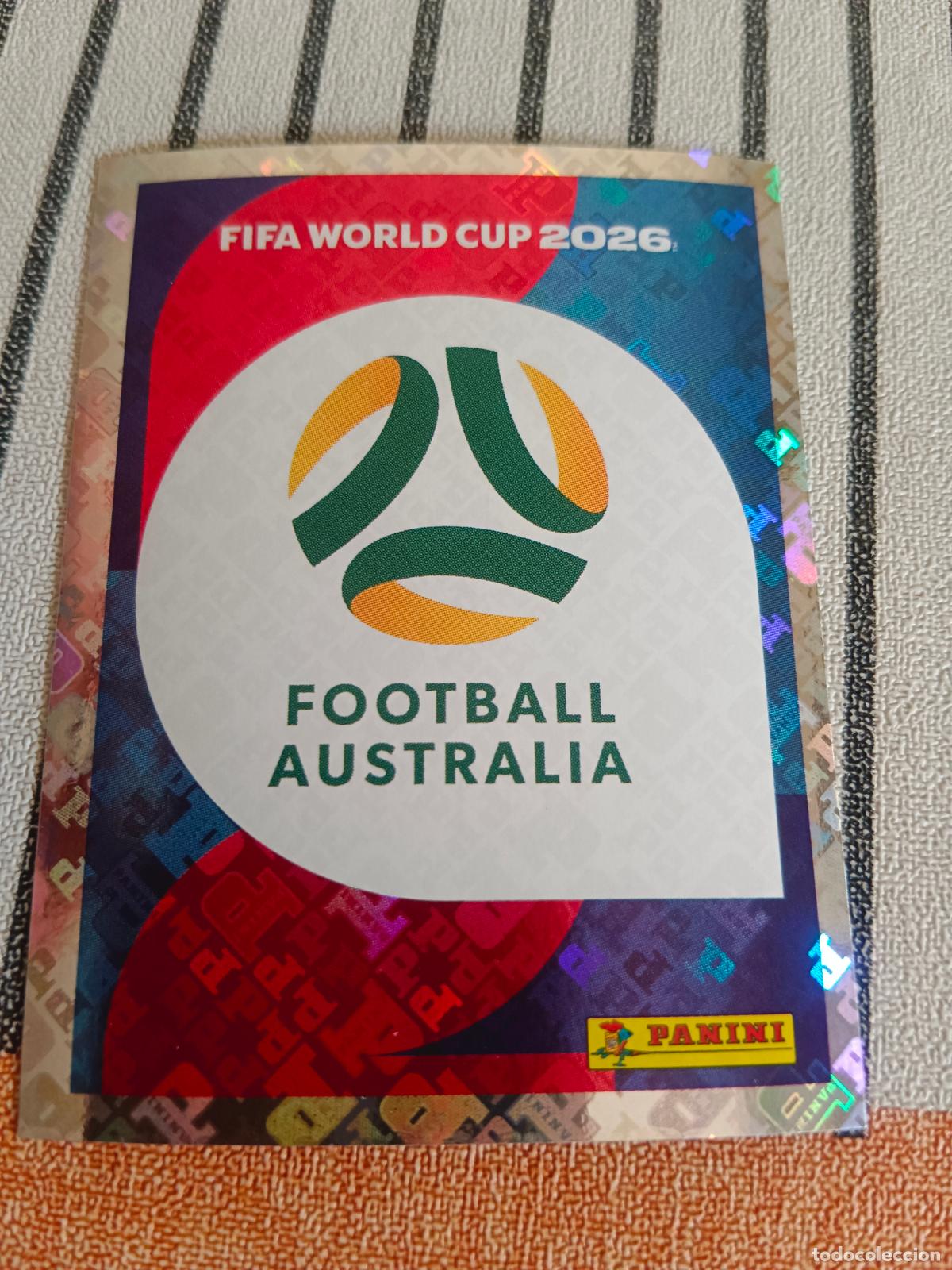 Cromos de F&uacute;tbol: MUNDIAL 2026 ESTADOS UNIDOS USA MEXICO MEJICO CANADA AUS 1 AUS1 ESCUDO AUSTRALIA FIFA