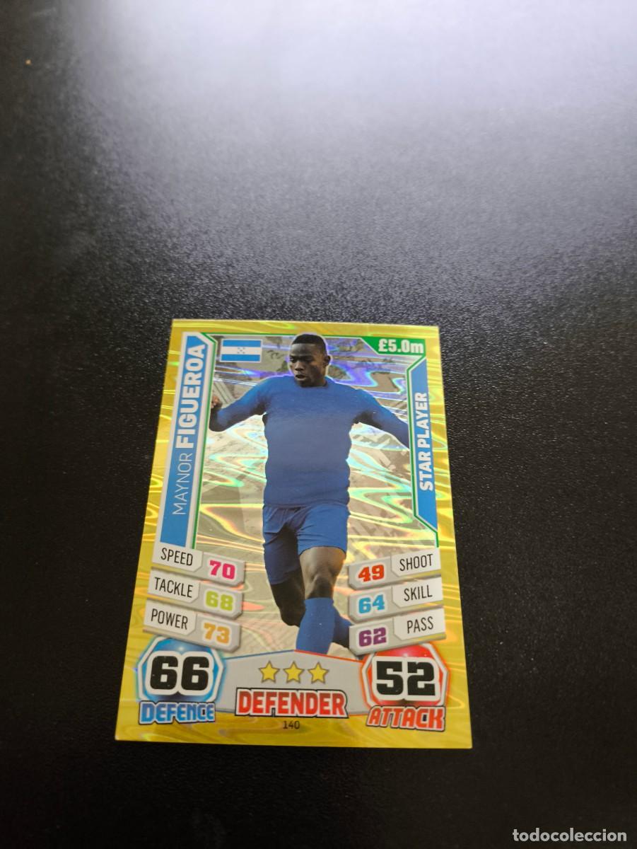 Cromos de F&uacute;tbol: 140 Maynor Figueroa HONDURAS STAR TOPPS MATCH ATTAX WORLD CUP MUNDIAL BRASIL 2014 14 N PANINI LIGA