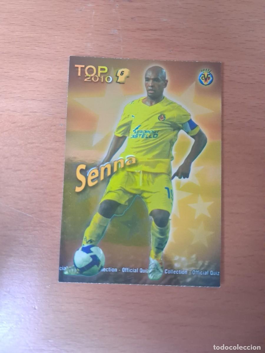 Cromos de F&uacute;tbol: Mundicromo Official Quiz Game Collection 2009 2010 Villarreal CF 587 Top 6 Senna Dorado