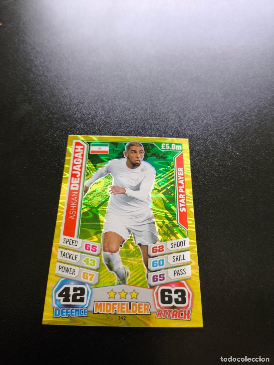 Cromos de F&uacute;tbol: 142 Ashkan Dejagah IRAN STAR PLAYER TOPPS MATCH ATTAX WORLD CUP MUNDIAL BRASIL 2014 14 N PANINI LIGA