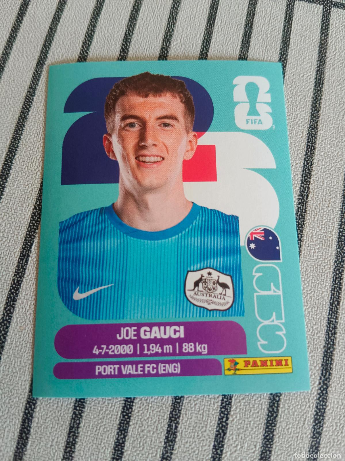 Cromos de F&uacute;tbol: MUNDIAL 2026 ESTADOS UNIDOS USA MEXICO MEJICO CANADA AUS 3 AUS3 JOE GAUCI AUSTRALIA FIFA