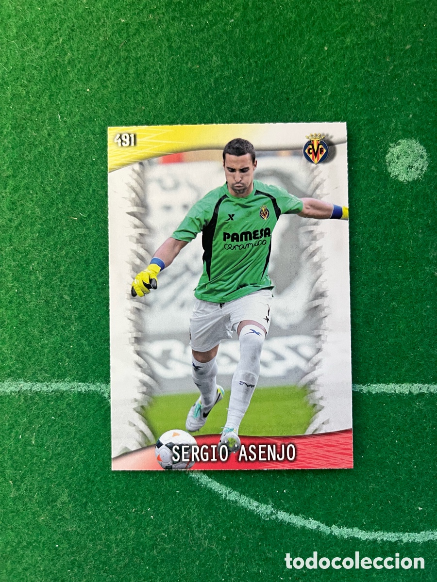 Cromos de F&uacute;tbol: 491 SERGIO ASENJO VILLARREAL LAS FICHAS DE LA LIGA 2013 2014 MUNDICROMO