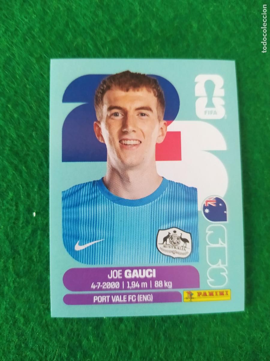 Cromos de F&uacute;tbol: OFFICIAL STICKER COLLECTION WORLD CUP MUNDIAL 2026 - AUSTRALIA N&ordm; 3 GAUCI