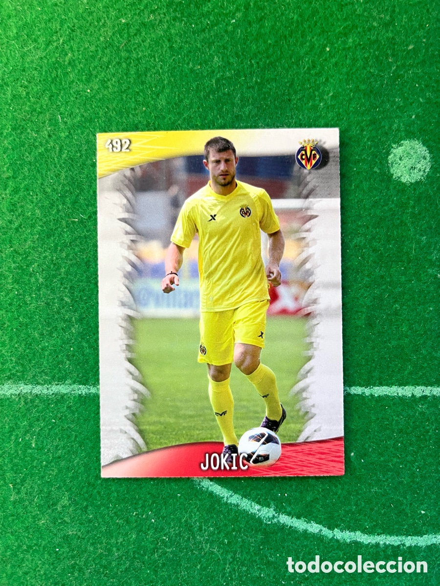 Cromos de F&uacute;tbol: 492 JOKIC VILLARREAL LAS FICHAS DE LA LIGA 2013 2014 MUNDICROMO