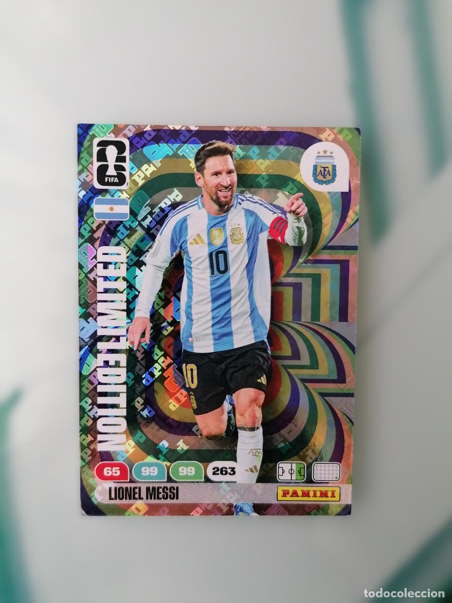 Cromos de F&uacute;tbol: LIONEL MESSI World Cup 2026 Adrenalyn XL Panini LIMITED EDITION