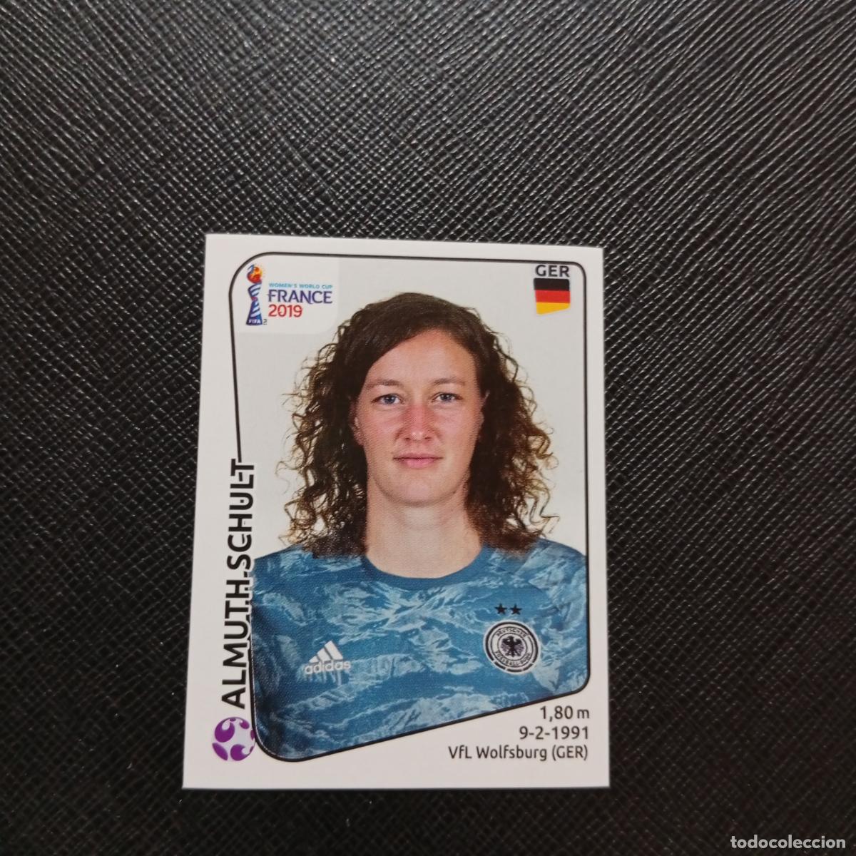 Fu&szlig;ball-Sticker: 102 ALMUTH SCHULT ALEMANIA PANINI FEMENINO WOMEN&acute;S MUNDIAL 2019 FRANCIA 19 - SIN PEGAR - A74 PG32