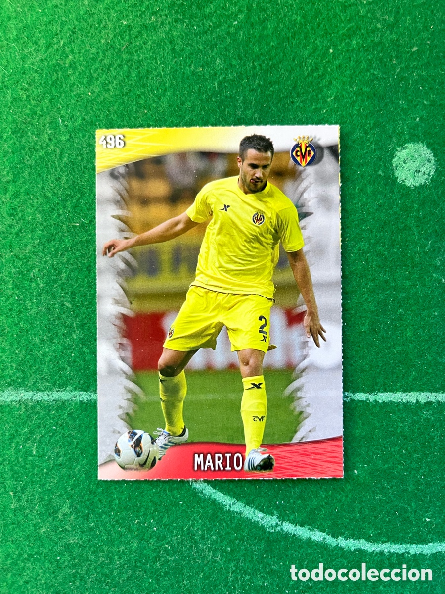 Fu&szlig;ball-Sticker: 496 MARIO VILLARREAL LAS FICHAS DE LA LIGA 2013 2014 MUNDICROMO