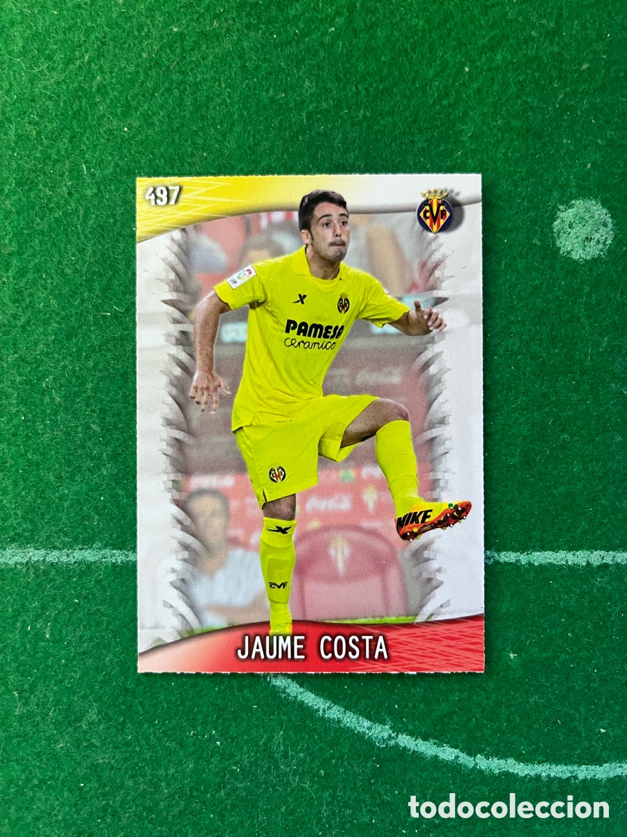 Fu&szlig;ball-Sticker: 497 JAUME COSTA VILLARREAL LAS FICHAS DE LA LIGA 2013 2014 MUNDICROMO