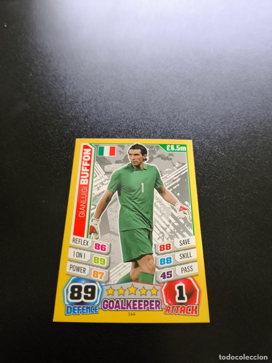 Cromos de f&uacute;tbol: 144 Gianluigi Buffon ITALIA ITALY TOPPS MATCH ATTAX WORLD CUP MUNDIAL BRASIL 2014 14 N PANINI LIGA