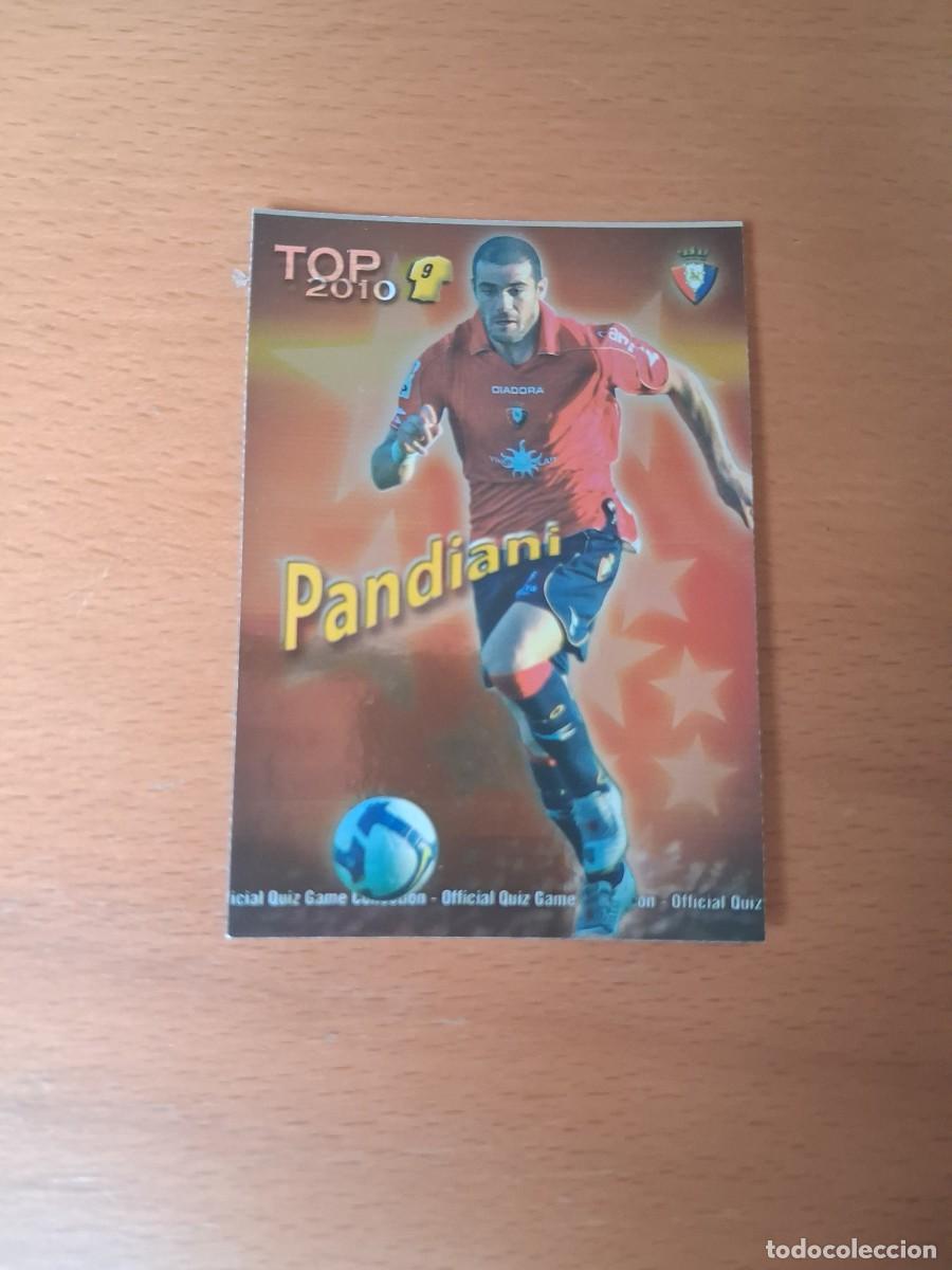 Fu&szlig;ball-Sticker: Mundicromo Official Quiz Game Collection 2009 2010 CA Osasuna 627 Top 9 Pandiani Rojo Liso