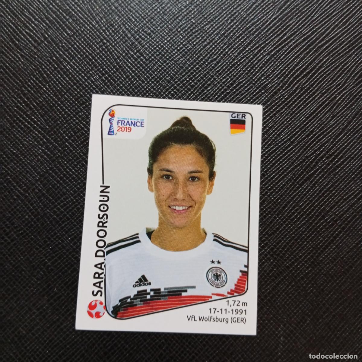 Cromos de F&uacute;tbol: 104 SARA DOORSOUN ALEMANIA PANINI FEMENINO WOMEN&acute;S MUNDIAL 2019 FRANCIA 19 - SIN PEGAR - A74 PG32