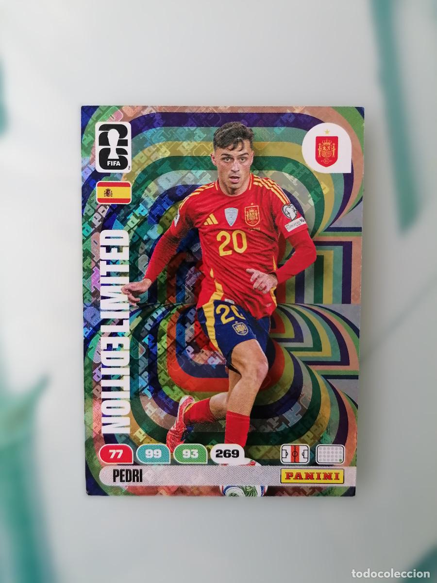 Cromos de F&uacute;tbol: PEDRI World Cup 2026 Adrenalyn XL Panini LIMITED EDITION