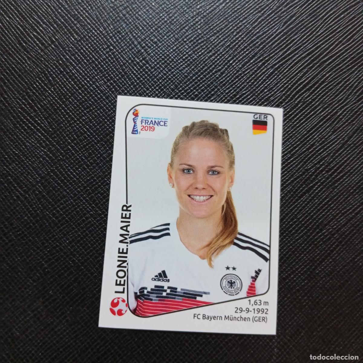 Cromos de F&uacute;tbol: 106 LEONIE MAIER ALEMANIA PANINI FEMENINO WOMEN&acute;S MUNDIAL 2019 FRANCIA 19 - SIN PEGAR - A74 PG32