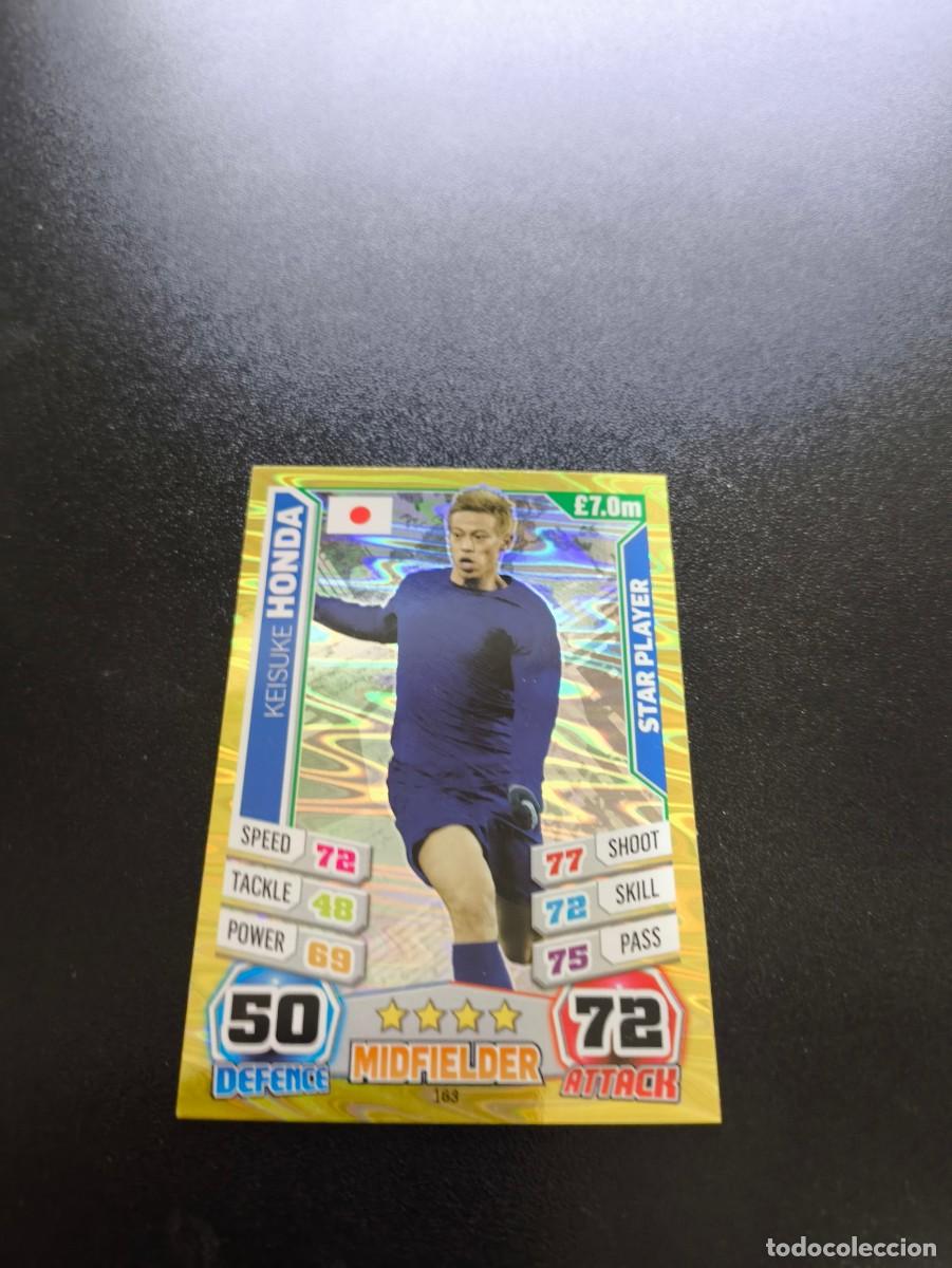 Cromos de F&uacute;tbol: 163 Keisuke Honda JAPON STAR PLAYER TOPPS MATCH ATTAX WORLD CUP MUNDIAL BRASIL 2014 14 N PANINI LIGA