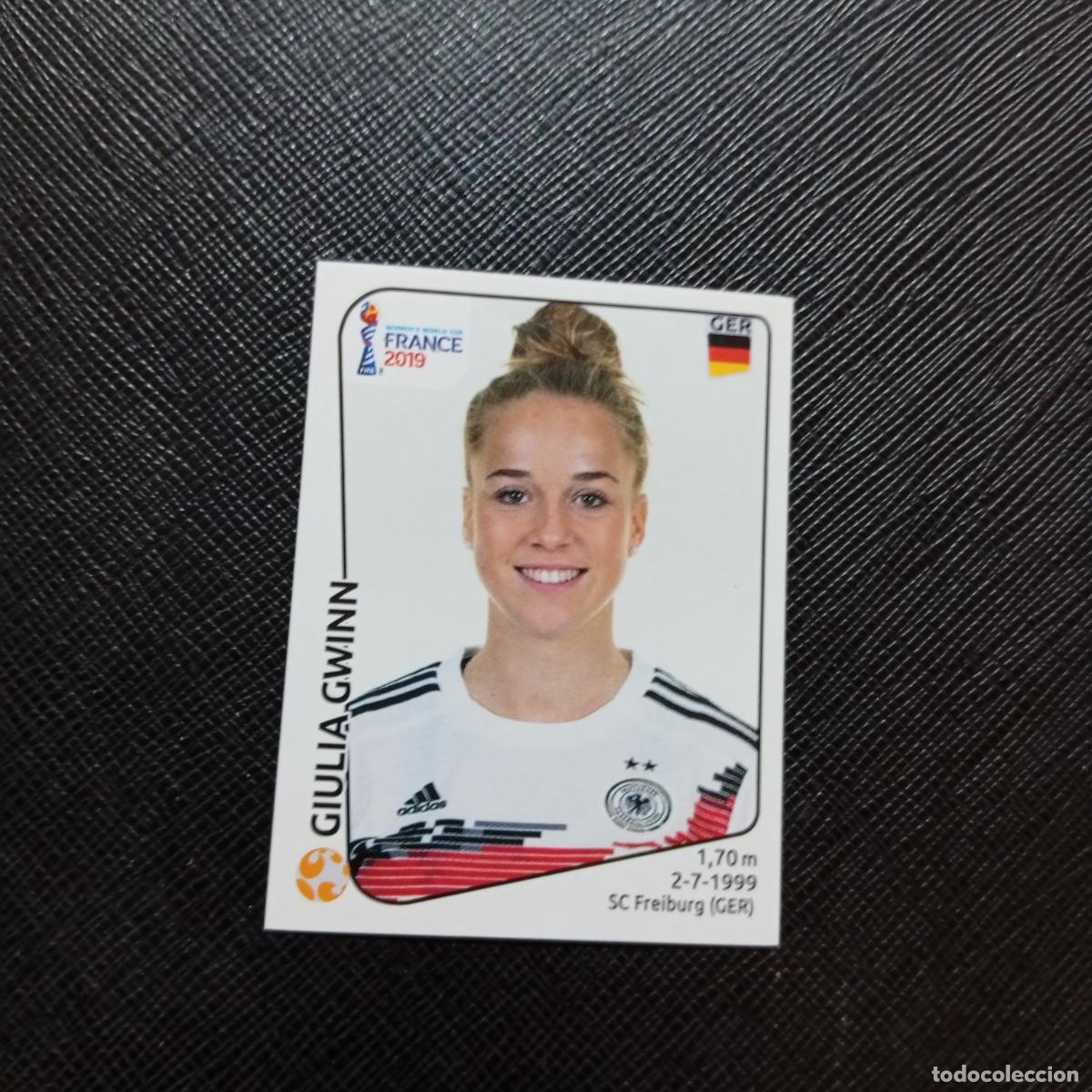 Cromos de F&uacute;tbol: 108 GIULIA GWINN ALEMANIA PANINI FEMENINO WOMEN&acute;S MUNDIAL 2019 FRANCIA 19 - SIN PEGAR - A74 PG32