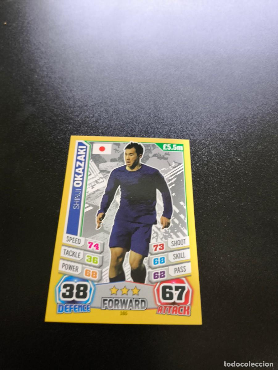 Cromos de F&uacute;tbol: 165 Shinji Okazaki JAPAN JAPON TOPPS MATCH ATTAX WORLD CUP MUNDIAL BRASIL 2014 14 N PANINI LIGA