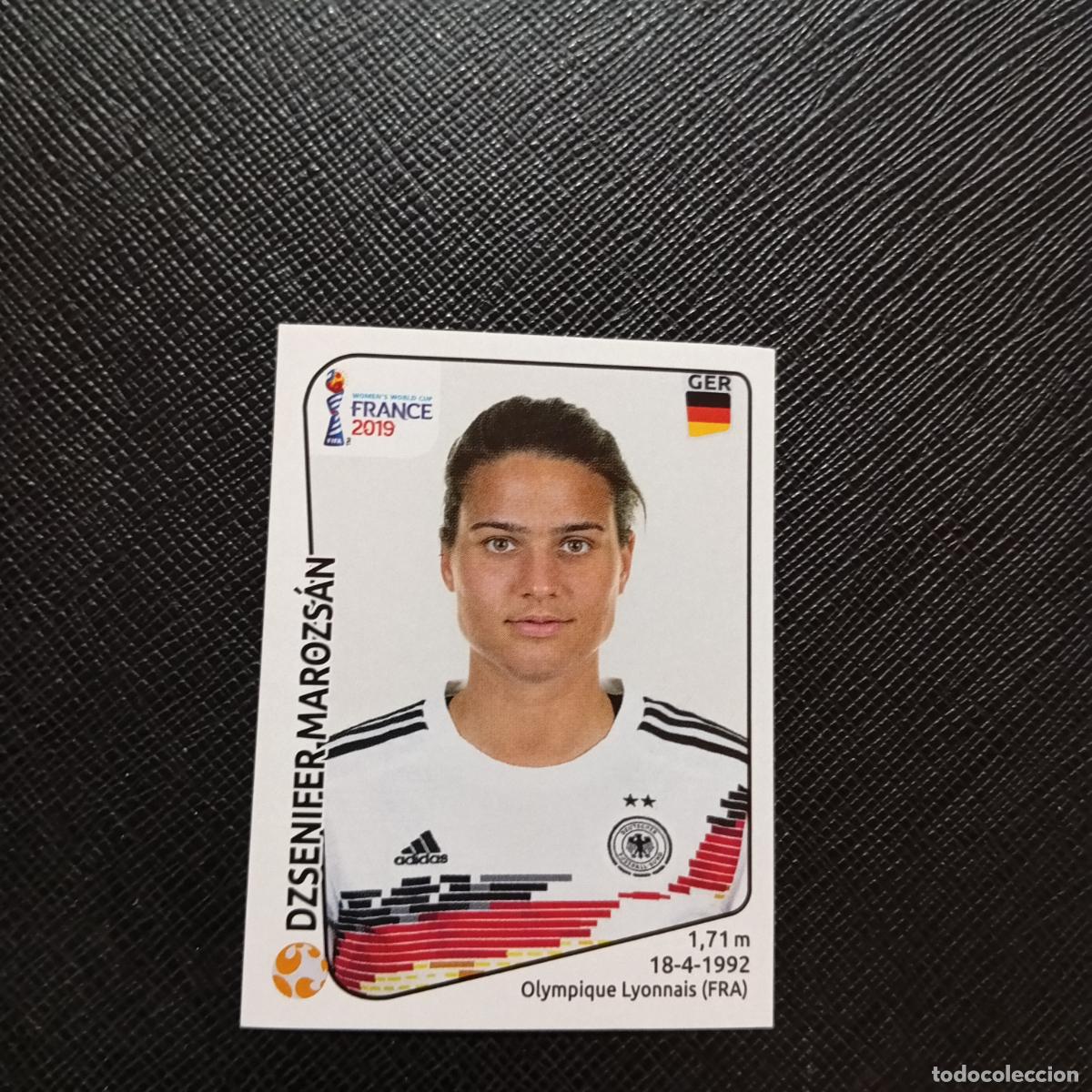 Cromos de F&uacute;tbol: 109 MAROZSAN ALEMANIA PANINI FEMENINO WOMEN&acute;S MUNDIAL 2019 FRANCIA 19 - SIN PEGAR - A74 PG33