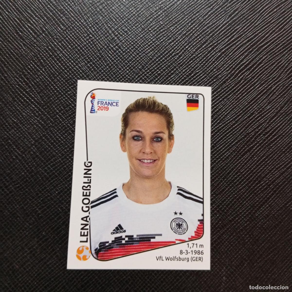 Cromos de F&uacute;tbol: 111 LENA GOEBLING ALEMANIA PANINI FEMENINO WOMEN&acute;S MUNDIAL 2019 FRANCIA 19 - SIN PEGAR - A74 PG33