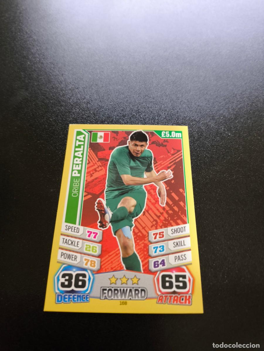 Cromos de F&uacute;tbol: 168 Oribe Peralta MEXICO TOPPS MATCH ATTAX WORLD CUP MUNDIAL BRASIL 2014 14 N PANINI LIGA