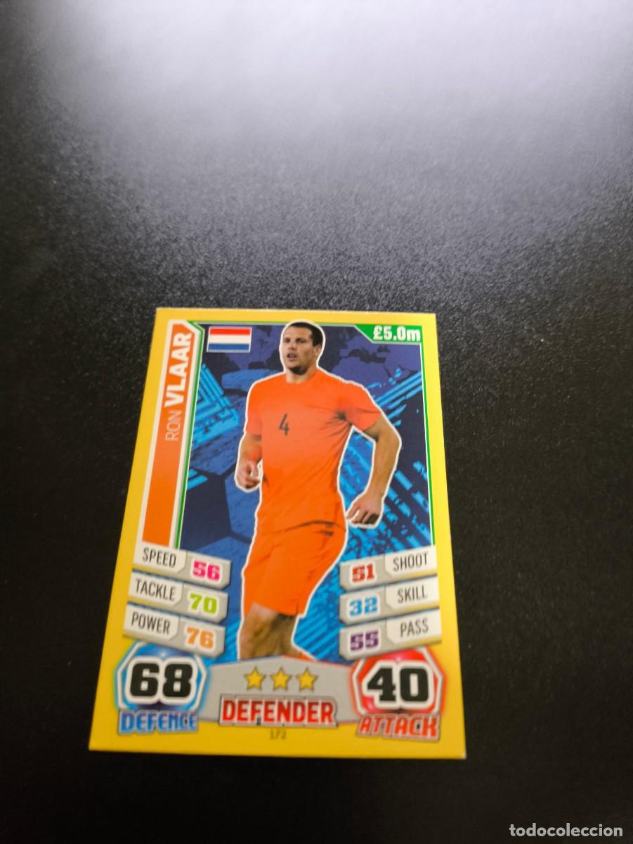 Figurine di Calcio: 172 Ron Vlaar NETHERLANDS TOPPS MATCH ATTAX WORLD CUP MUNDIAL BRASIL 2014 14 N PANINI LIGA
