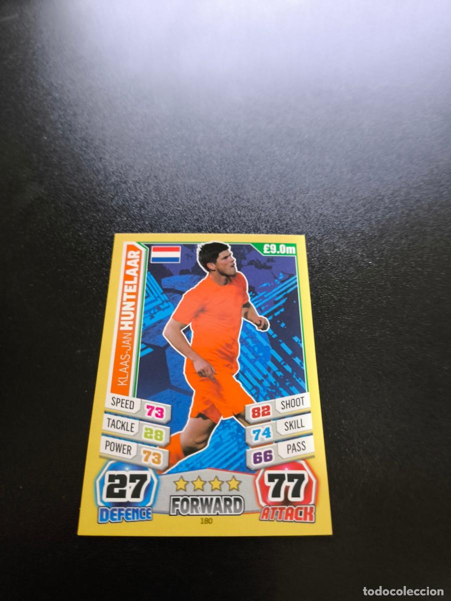Cromos de Futebol: 180 Klaas-Jan Huntelaar NETHERLANDS TOPPS MATCH ATTAX WORLD CUP MUNDIAL BRASIL 2014 14 N PANINI LIGA