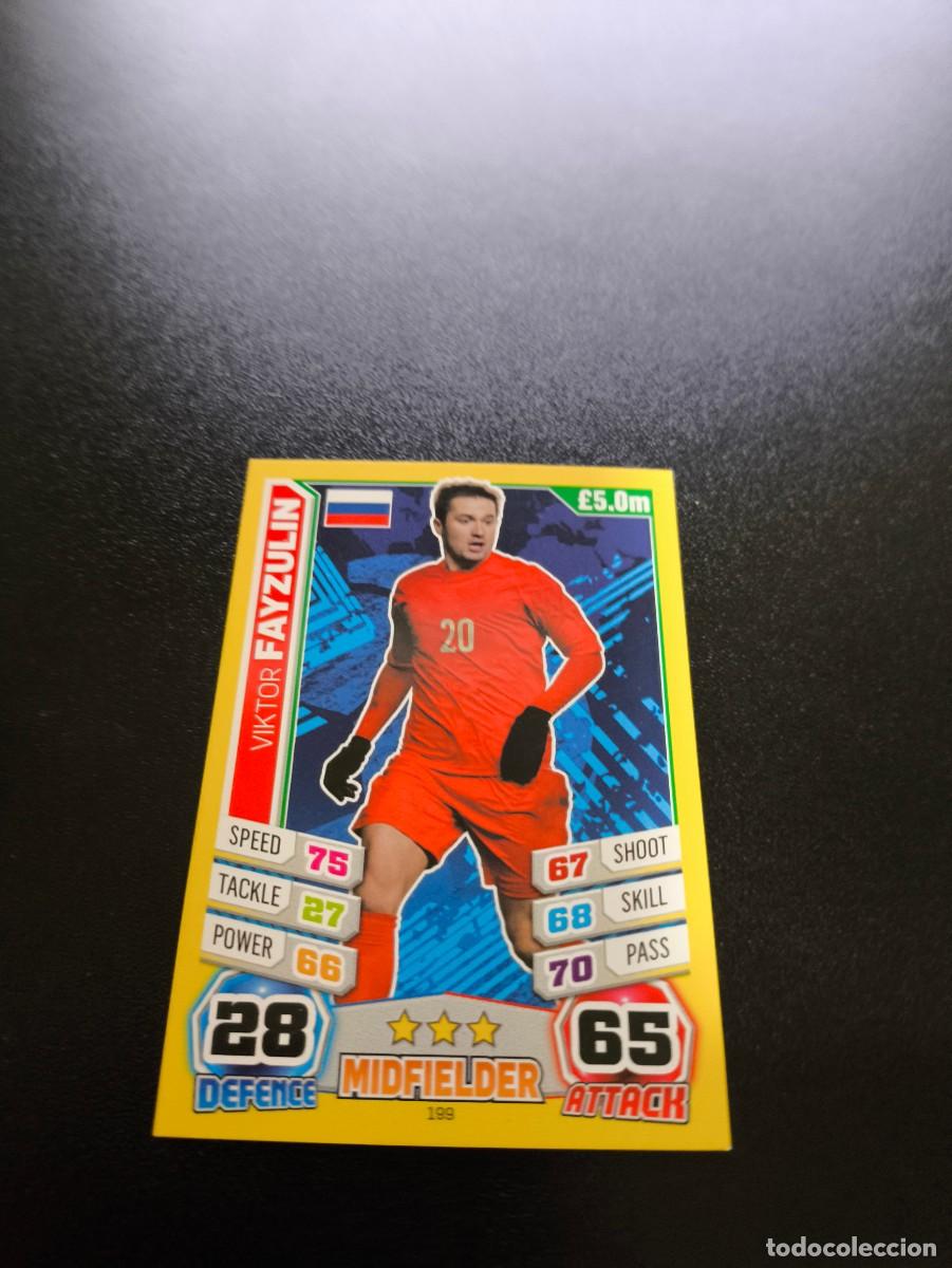 Cromos de F&uacute;tbol: 199 Viktor Fayzulin RUSSIA RUSIA TOPPS MATCH ATTAX WORLD CUP MUNDIAL BRASIL 2014 14 N PANINI LIGA