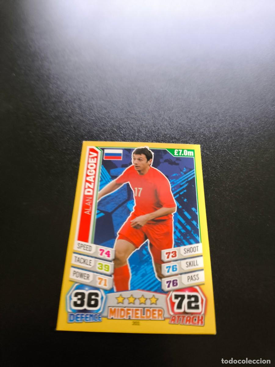 Cromos de F&uacute;tbol: 201 Alan Dzagoev RUSIA TOPPS MATCH ATTAX WORLD CUP MUNDIAL BRASIL 2014 14 N PANINI LIGA