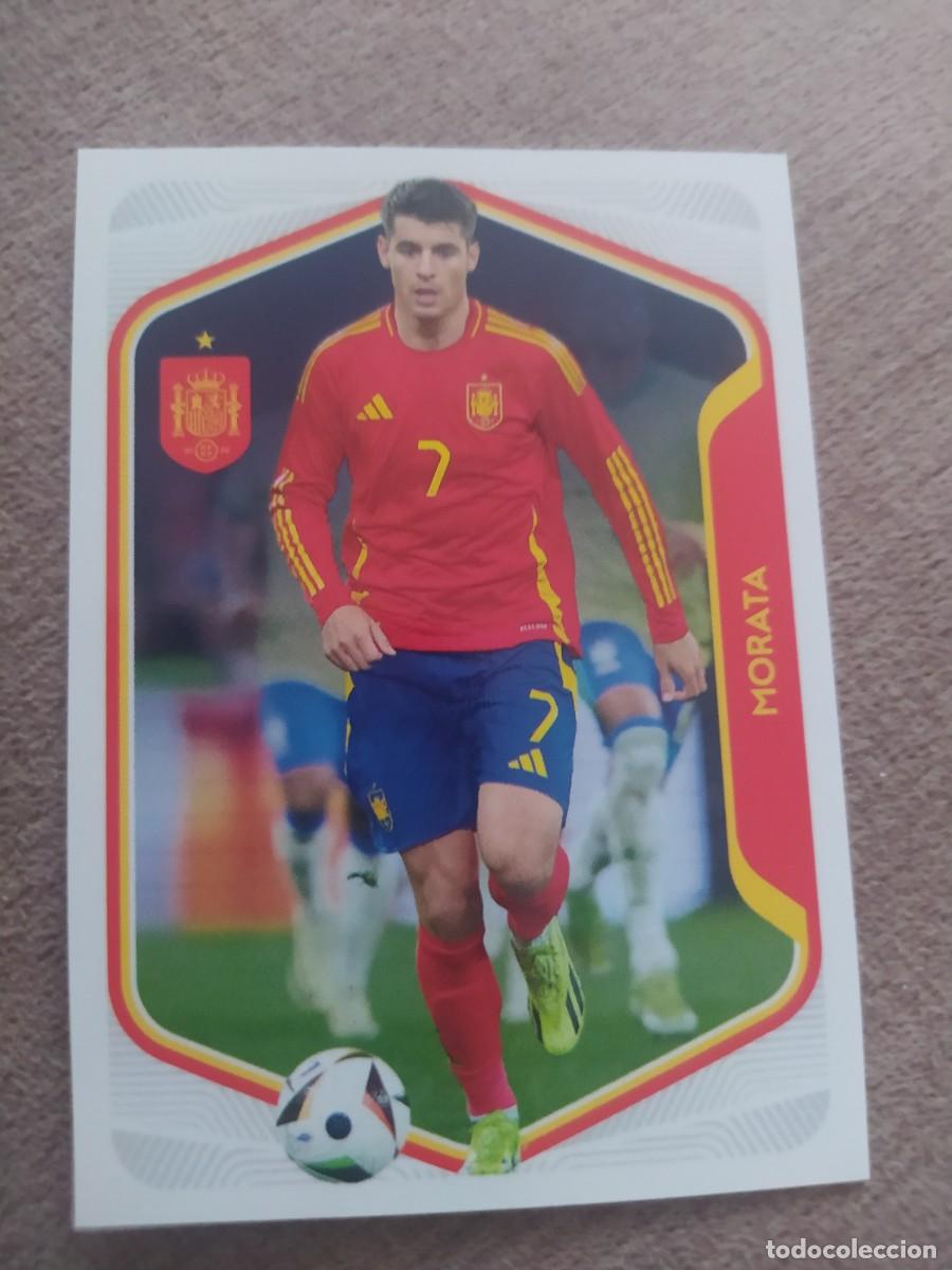 Cromos de F&uacute;tbol: Pegatina 55 Morata Espa&ntilde;a Selecci&oacute;n Mundial 2026 Carrefour Panini