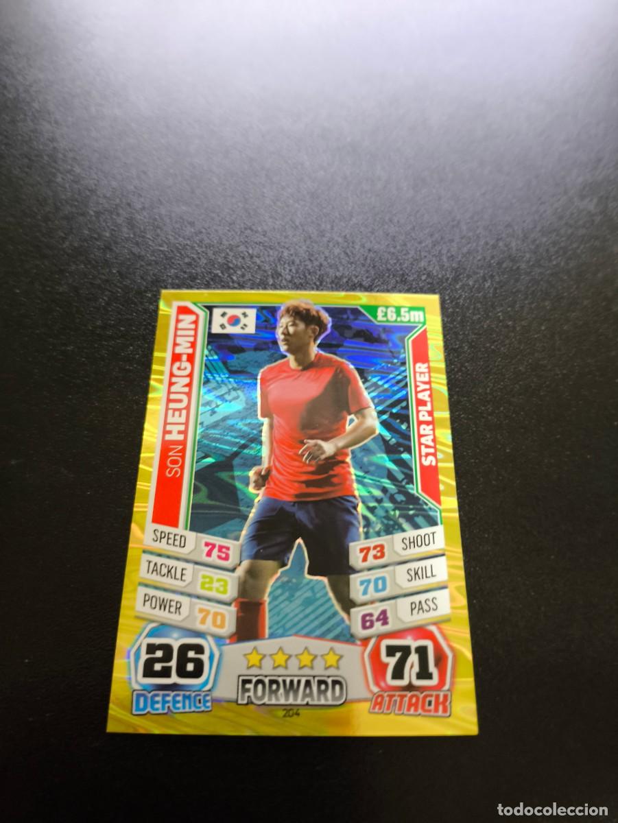 Cromos de F&uacute;tbol: 204 Son Heung-Min KOREA STAR PLAYER TOPPS MATCH ATTAX WORLD CUP MUNDIAL BRASIL 2014 14 N PANINI LIGA