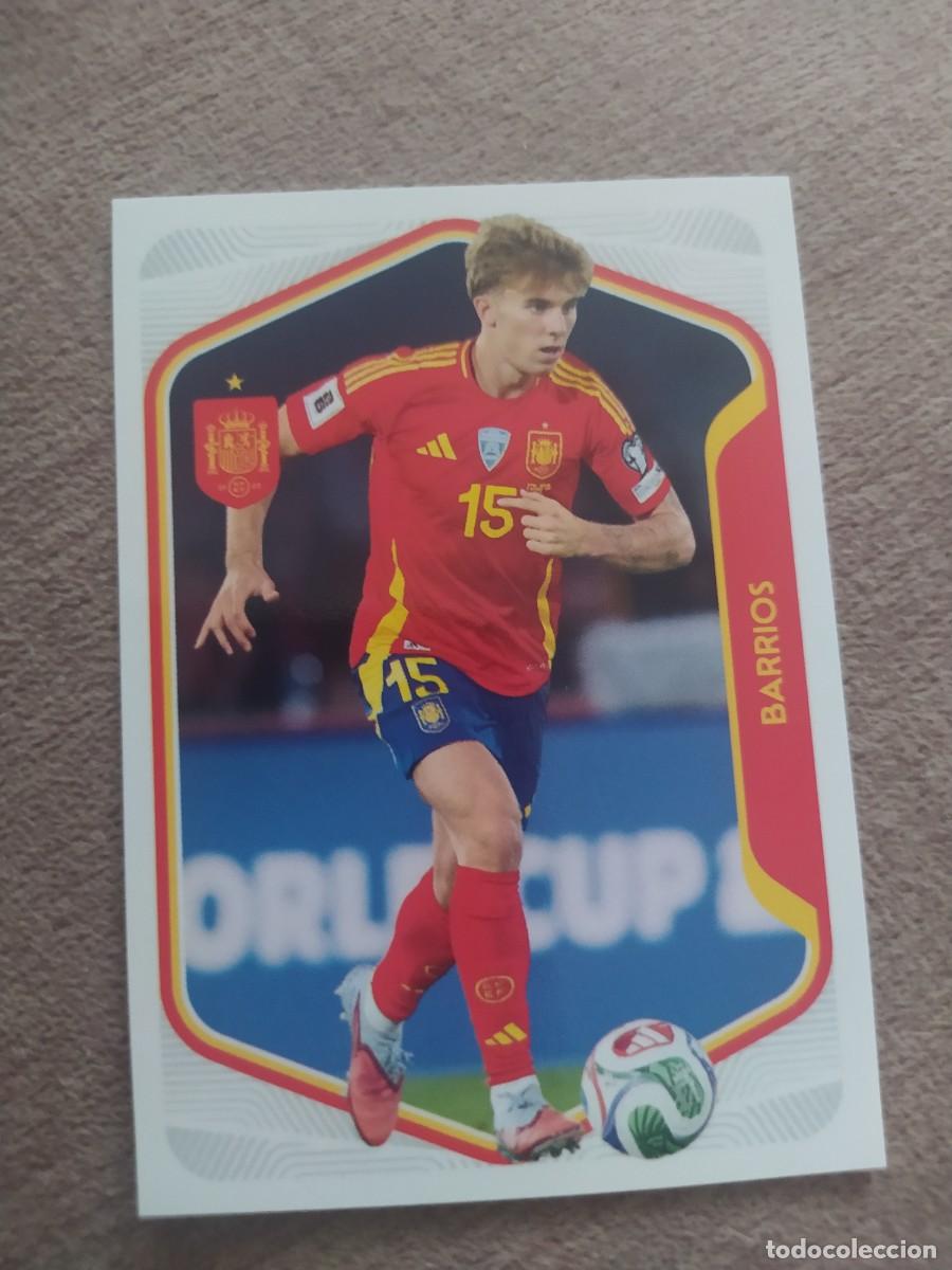Figurine di Calcio: Pegatina 39 Barrios Espa&ntilde;a Selecci&oacute;n Mundial 2026 Carrefour Panini