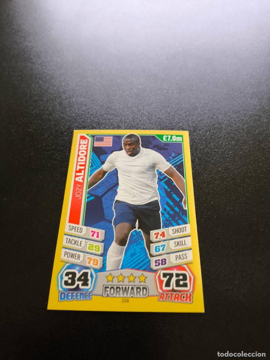Cromos de Futebol: 239 Jozy Altidore USA EEUU TOPPS MATCH ATTAX WORLD CUP MUNDIAL BRASIL 2014 14 NO PANINI LIGA