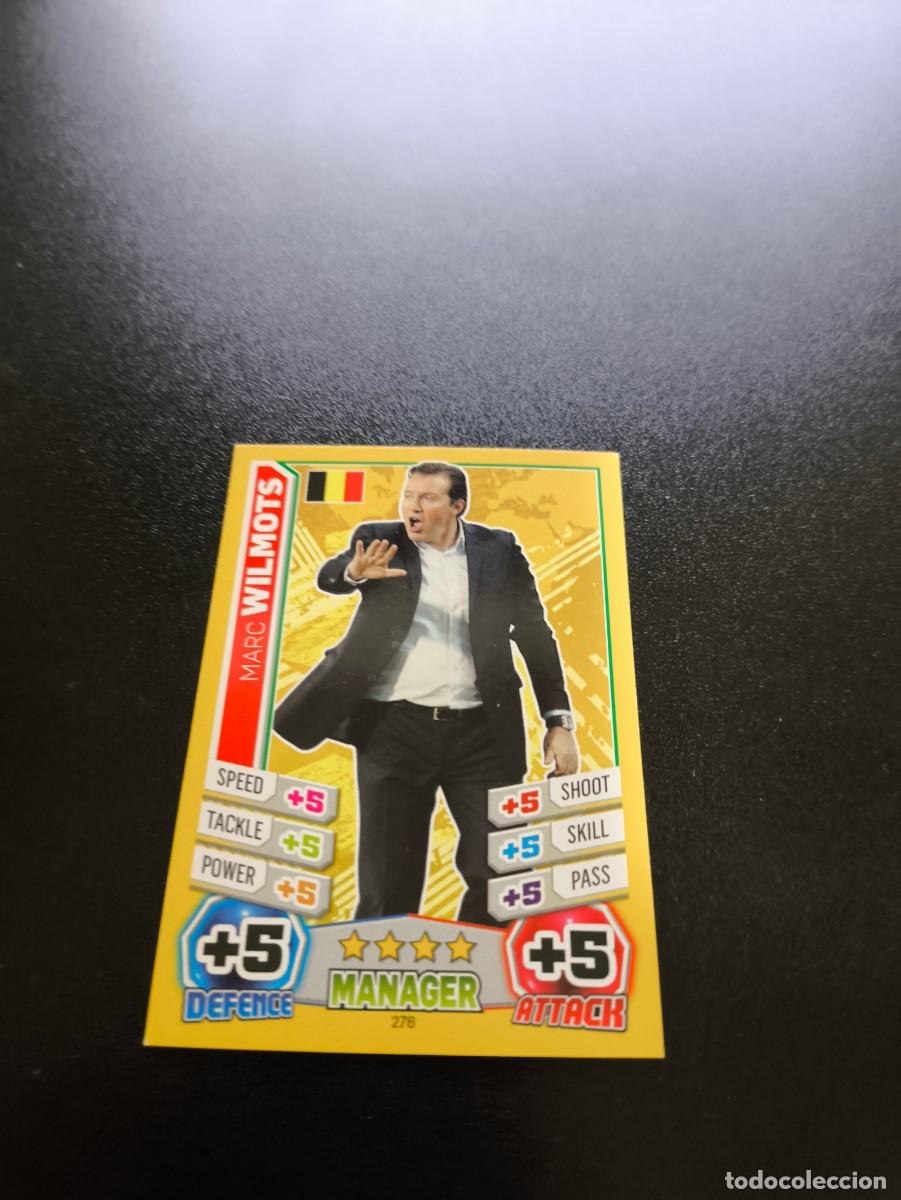 Cromos de f&uacute;tbol: 276 Marc Wilmots BELGICA TOPPS MATCH ATTAX WORLD CUP MUNDIAL BRASIL 2014 14 NO PANINI LIGA