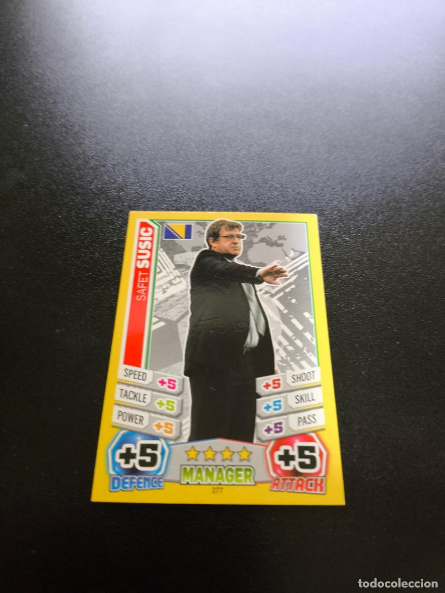 Cartes &agrave; collectionner de Football: 277 Safet Susic BOSNIA TOPPS MATCH ATTAX WORLD CUP MUNDIAL BRASIL 2014 14 NO PANINI LIGA