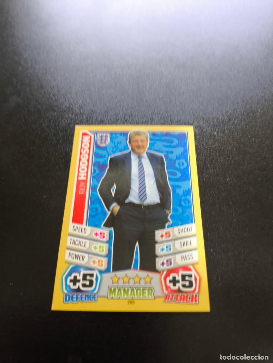 Cromos de f&uacute;tbol: 285 Roy Hodgson INGLATERRA TOPPS MATCH ATTAX WORLD CUP MUNDIAL BRASIL 2014 14 NO PANINI LIGA