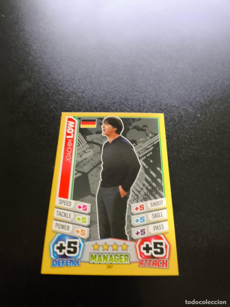 Cartes &agrave; collectionner de Football: 287 Joachim Low ALEMANIA TOPPS MATCH ATTAX WORLD CUP MUNDIAL BRASIL 2014 14 NO PANINI LIGA