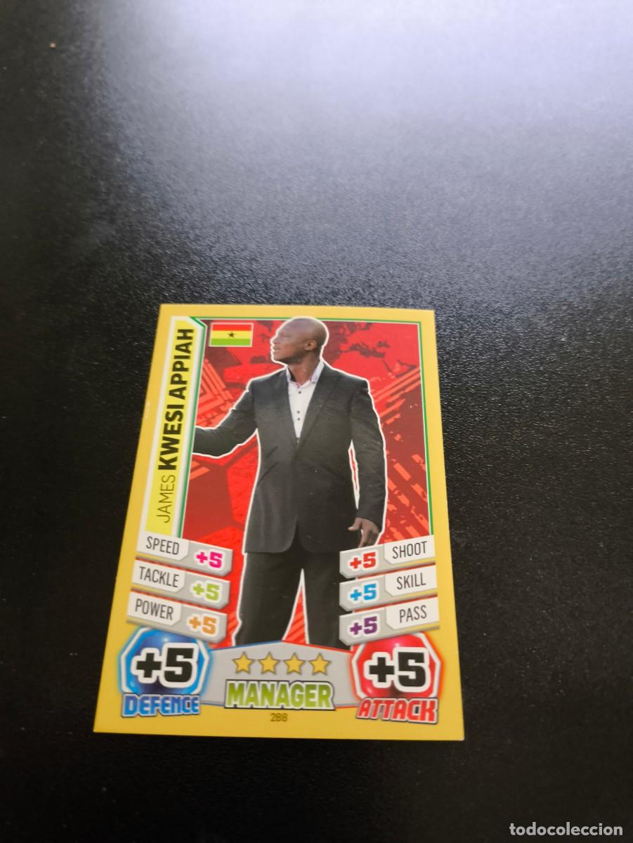 Cartes &agrave; collectionner de Football: 288 James Kwesi Appiah GHANA TOPPS MATCH ATTAX WORLD CUP MUNDIAL BRASIL 2014 14 NO PANINI LIGA