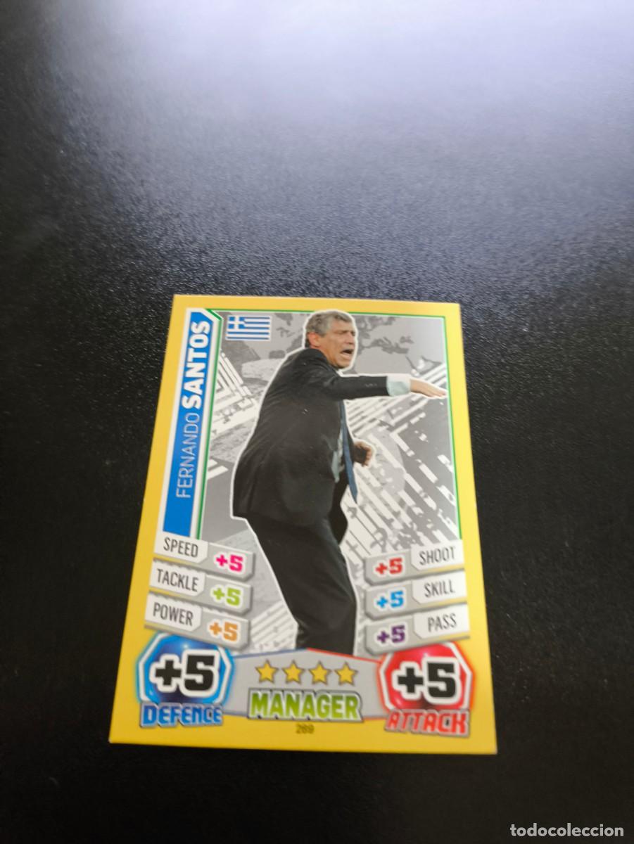 Figurine di Calcio: 289 Fernando Santos GRECIA GREECE TOPPS MATCH ATTAX WORLD CUP MUNDIAL BRASIL 2014 14 NO PANINI LIGA