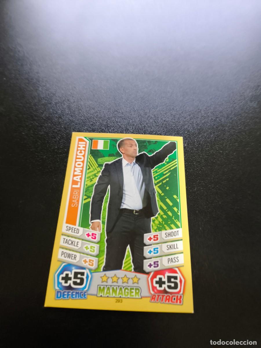 Figurine di Calcio: 293 Sabri Lamouchi COSTA DE MARFIL TOPPS MATCH ATTAX WORLD CUP MUNDIAL BRASIL 2014 14 NO PANINI LIGA