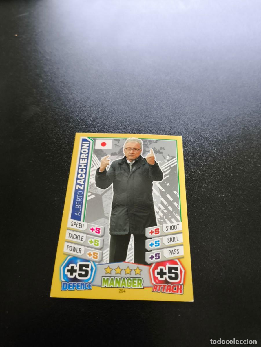 Figurine di Calcio: 294 Alberto Zaccheroni JAPON JAPAN TOPPS MATCH ATTAX WORLD CUP MUNDIAL BRASIL 2014 14 NO PANINI LIGA