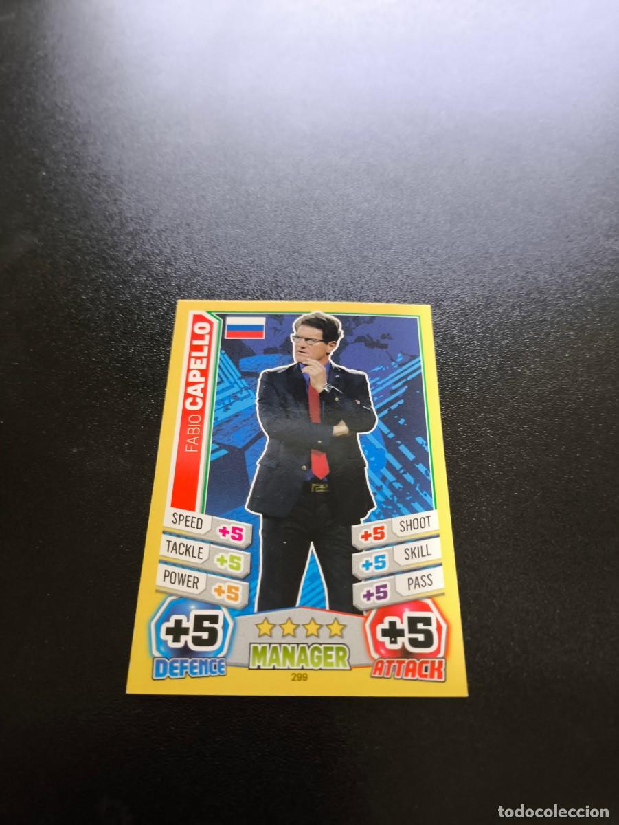 Cromos de F&uacute;tbol: 299 Fabio Capello RUSIA RUSSIA TOPPS MATCH ATTAX WORLD CUP MUNDIAL BRASIL 2014 14 NO PANINI LIGA