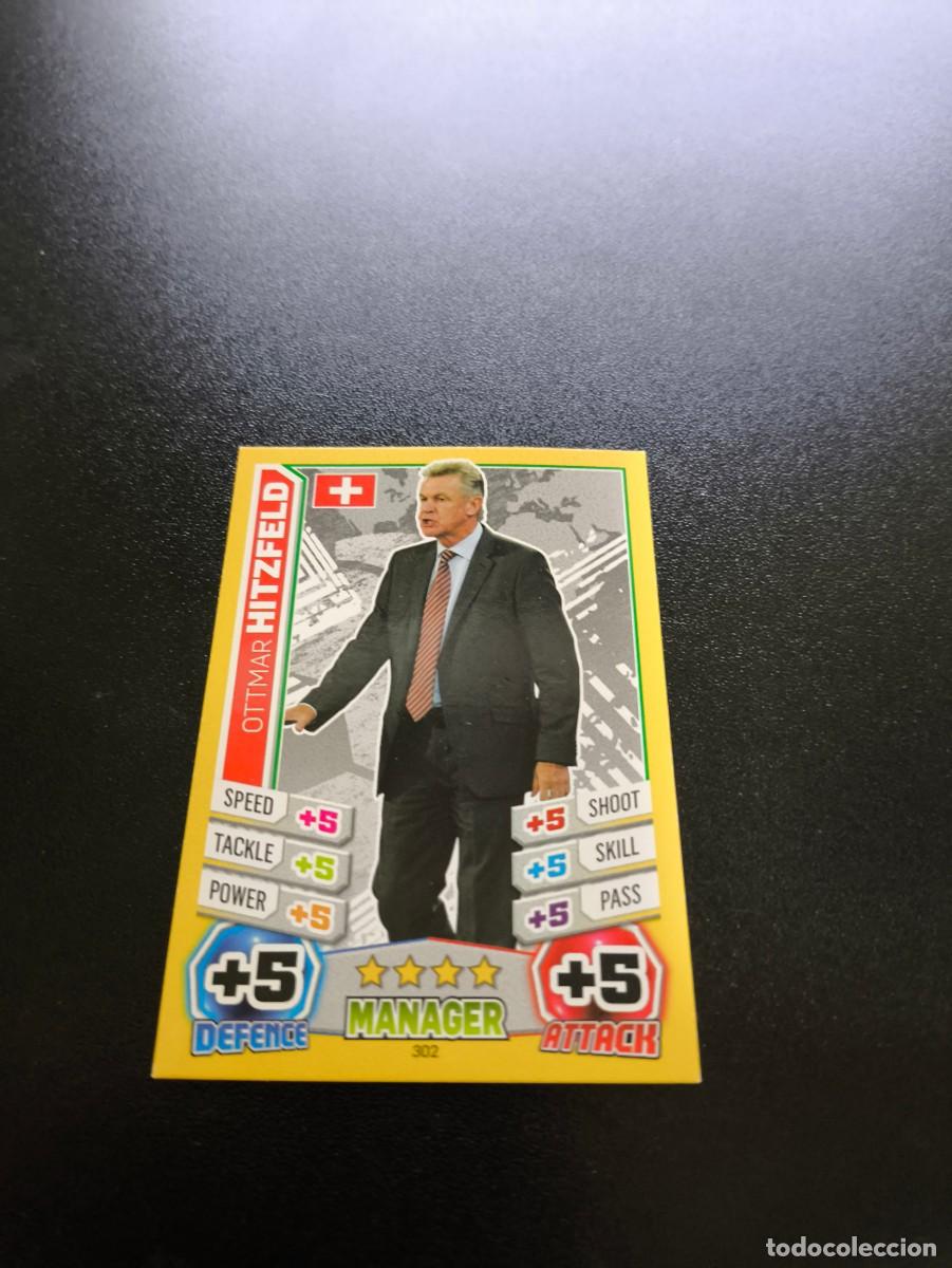 Cromos de F&uacute;tbol: 302 Ottmar Hitzfeld SUIZA TOPPS MATCH ATTAX WORLD CUP MUNDIAL BRASIL 2014 14 NO PANINI LIGA