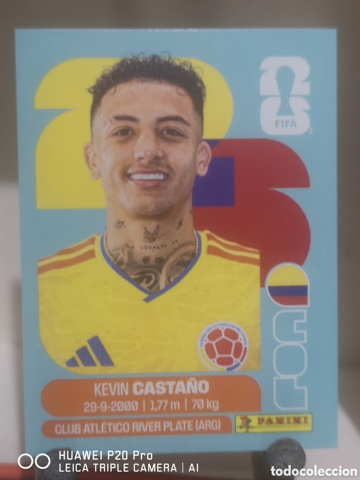 Cromos de F&uacute;tbol: FIFA WORLD CUP MUNDIAL 2026 KEVIN CASTA&Ntilde;O - COL 11