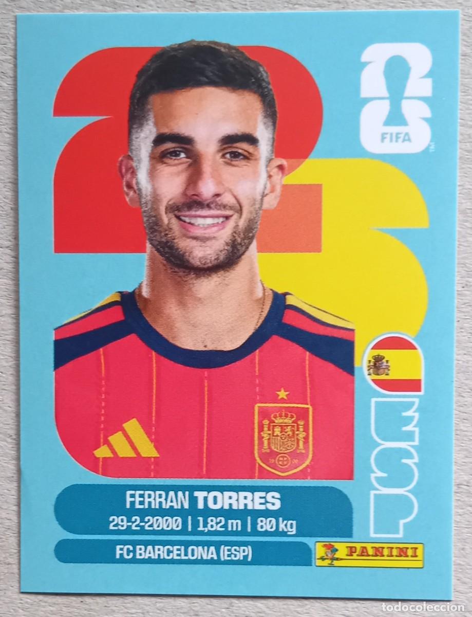 Cromos de f&uacute;tbol: Figurina Panini 2026 Cromo World Cup Usa Mundial 2026 Ferran Torres Espa&ntilde;a n ESP 18
