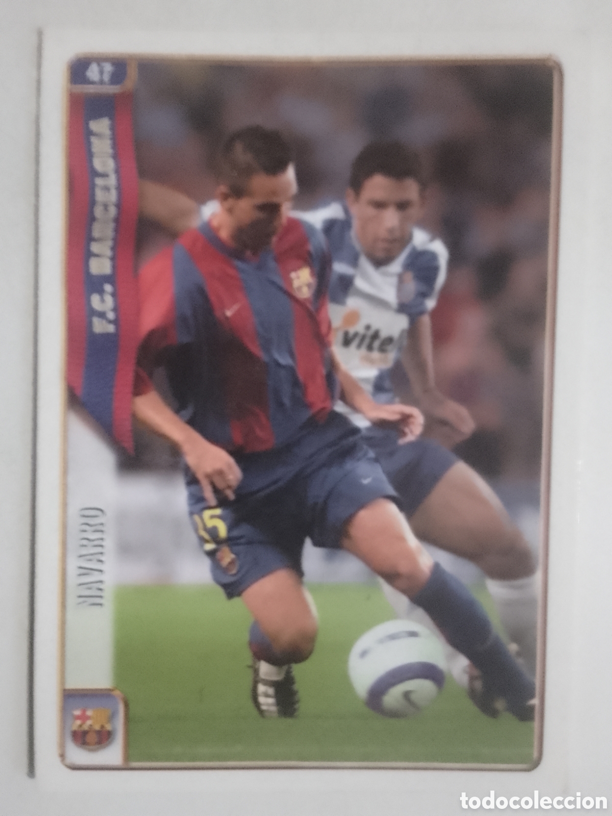 Cromos de F&uacute;tbol: Mundicromo 2005 n&deg; 47 Navarro &bull; Barcelona.